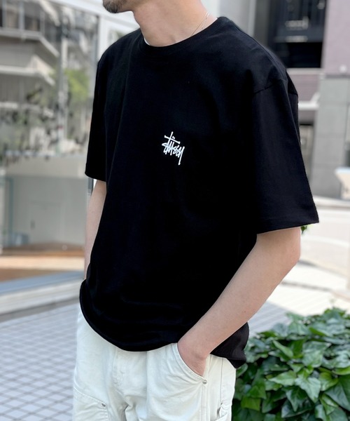 stussySport Tシャツ Lサイズ ブラック STUSSY（ステューシー） tシャツ BASIC LOGO HALF T-SHIRTS ロゴ 半袖
