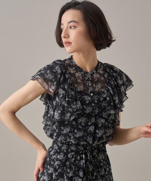 ANAYI ノースリーブ ブラウス グリーン サイズ38 アナイ ANAYI（アナイ） ノースリーブブラウス 38 グリーン レディース