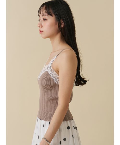 SNIDEL（スナイデル） ニット セーター レーストリムニット