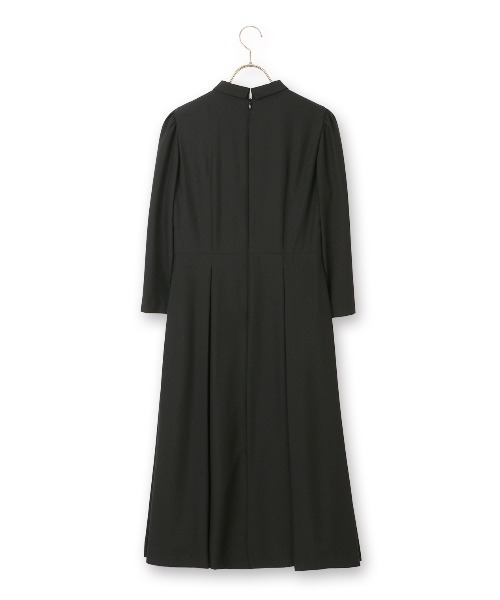 「AOYAMA」 「AnchorWoman」7分袖ワンピース LL ネイビー レディース_画像3