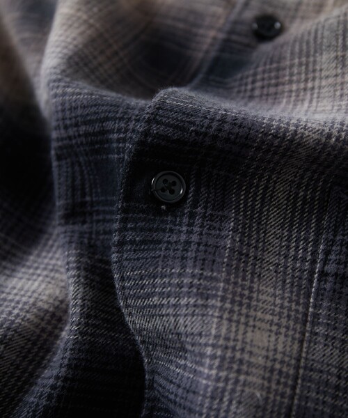 「FREAK'S STORE」 長袖シャツ MEDIUM ブラウン メンズ_画像7