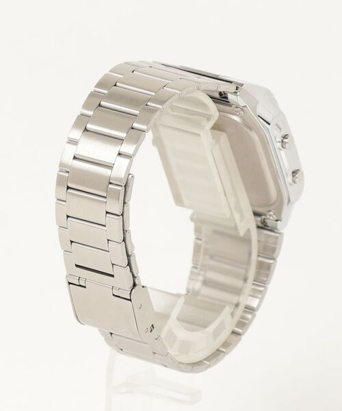 「CASIO」 デジタル腕時計 - シルバー レディース_画像2
