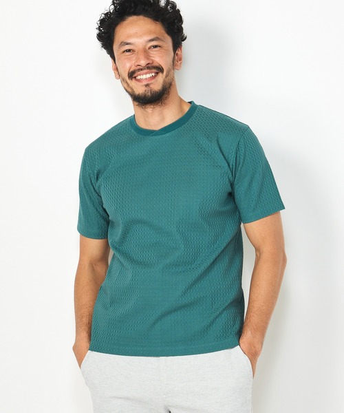 「MEN'S BIGI」 半袖Tシャツ 03 ベージュ メンズ_画像7