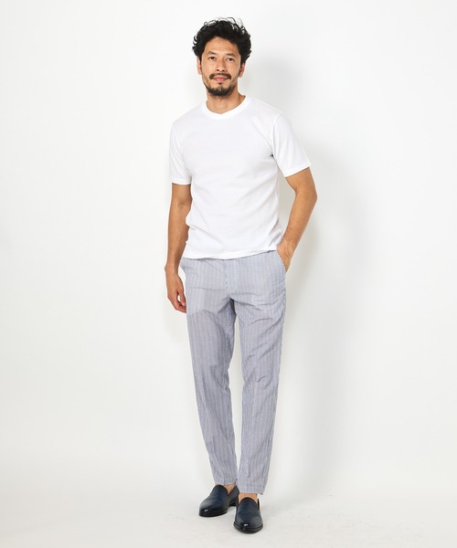「MEN'S BIGI」 半袖Tシャツ 03 ベージュ メンズ_画像8