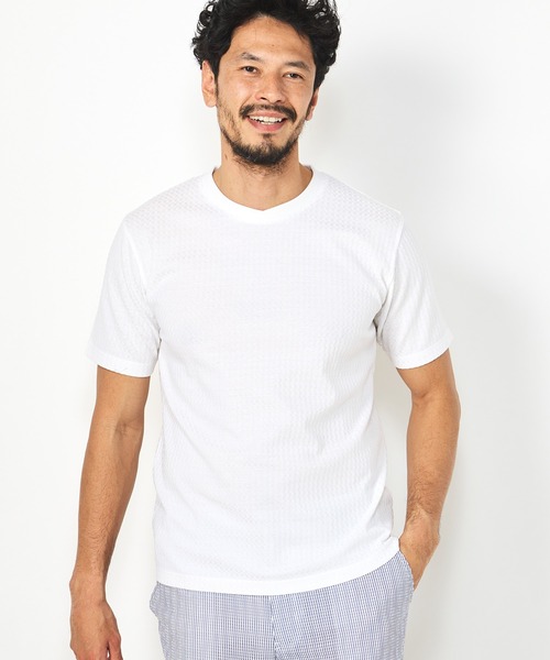 「MEN'S BIGI」 半袖Tシャツ 03 ベージュ メンズ_画像9