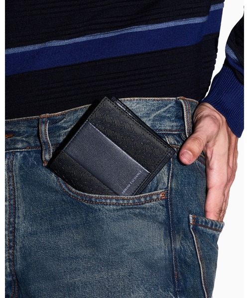 ARMANI EXCHANGE 二つ折り 二つ折り財布 財布 「A|X アルマーニ
