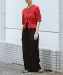 スラックス パンツ TWトロチェックスラックス...の詳細画像4