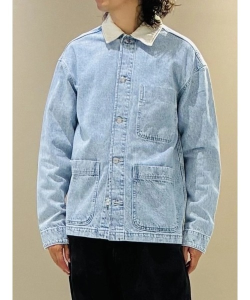 GAP Gジャン M スエードレザー GAP（ギャップ） デニムジャケット gジャン リラックスフィット デニム