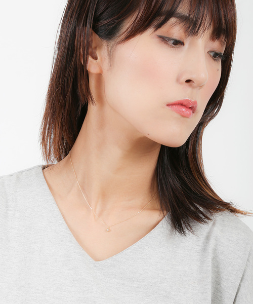 ネックレス K18YG ダイヤモンド ネックレス ダイヤモンド ネックレス K18YG