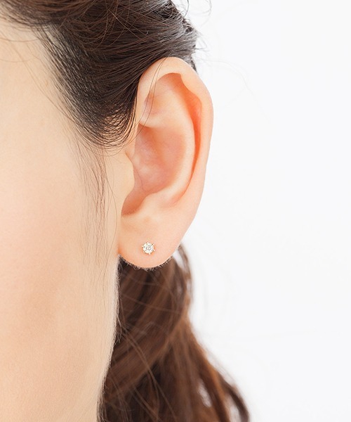 CANAL 4℃（カナルヨンドシー） ピアス K10ピンクゴールド ピアス