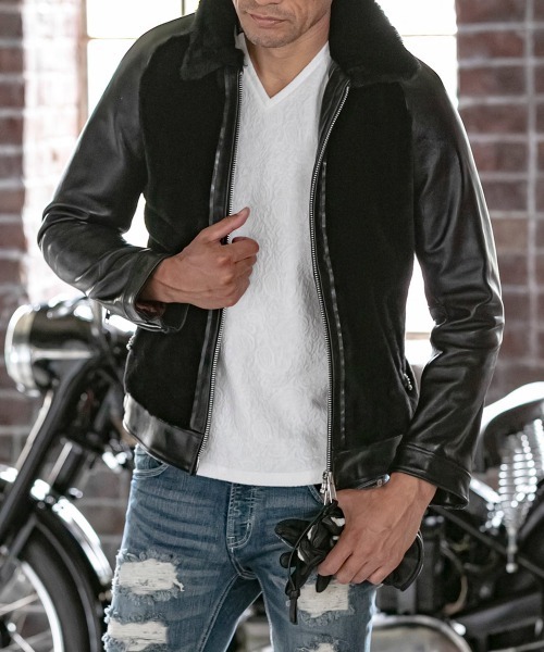 BUFFALO BOBS（バッファローボブズ） 革ジャン ライダース GRIZZLY