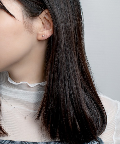 ESTELLE（エステール） ネックレス K10 ホワイトゴールド ダイヤモンド