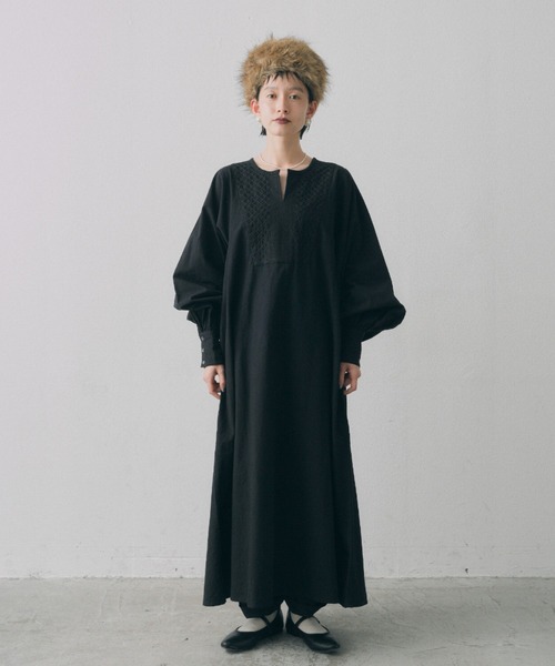 manana suerte ワンピース エンブロイダリーワンピース