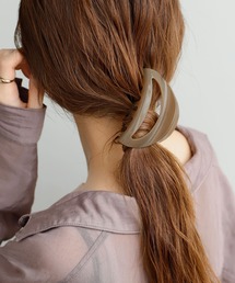 ANEMONE ヘアクリップ フランス製ハーフムーンバンス : ZOZOTOWN