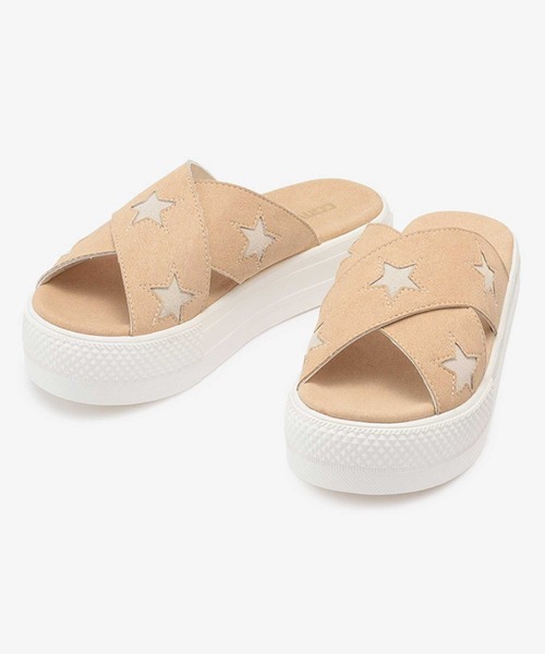 CONVERSE☆CV サンダル PLTS クロスベルト コンバース CONVERSE CV サンダル PLTS クロスベルト （ブラック