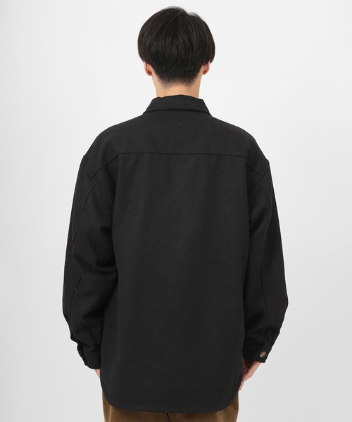 ジャケット ブルゾン メルトン CPOシャツジャケット/ビッグシルエット