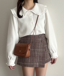 ブラウン　ショルダーバッグ ブラウン ラウンドショルダー《2025spring catalog item