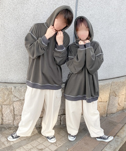 パーカー 配色ステッチフーディー(ユニセックス)|ZOZOTOWN PayPayモール店|15