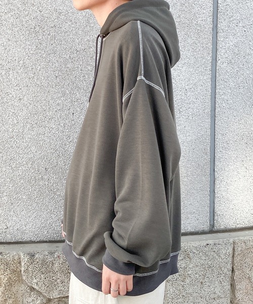 パーカー 配色ステッチフーディー(ユニセックス)|ZOZOTOWN PayPayモール店|18