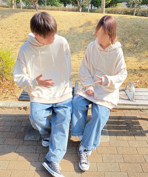 パーカー 配色ステッチフーディー(ユニセックス)|ZOZOTOWN PayPayモール店|04