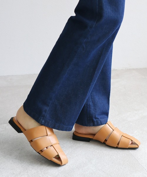 サンダル グルカミュールサンダル「日本製」 レディース : ZOZOTOWN