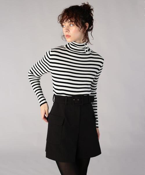 To b. by agnes ニット セーター タートルネック プルオーバー