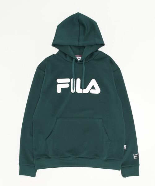 FILA（フィラ） パーカー とろみポンチ ロゴ プルオーバーパーカー