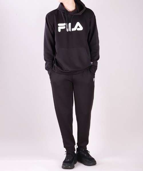 FILA（フィラ） パーカー とろみポンチ ロゴ プルオーバーパーカー