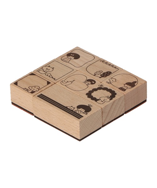 MARK'S（マークス） 文房具 木製スタンプセット/mizutama : ZOZOTOWN