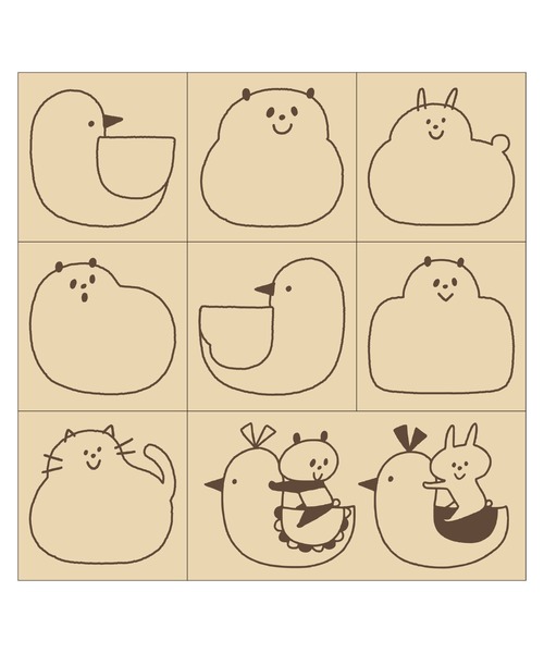 MARK'S（マークス） 文房具 木製スタンプセット/mizutama : ZOZOTOWN