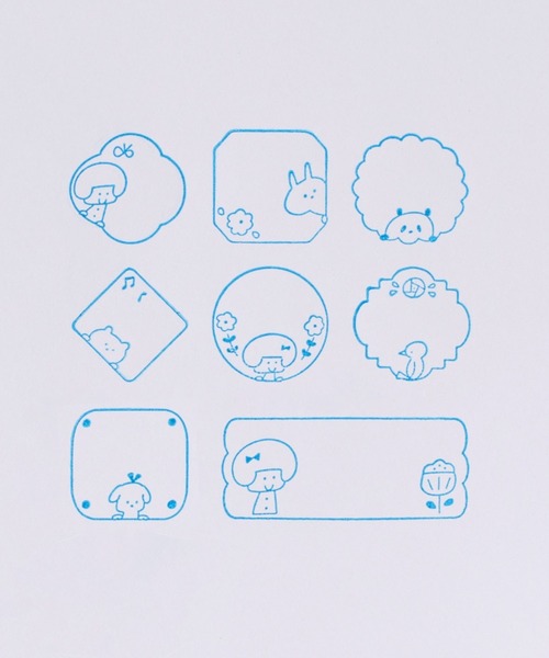 MARK'S（マークス） 文房具 木製スタンプセット/mizutama : ZOZOTOWN