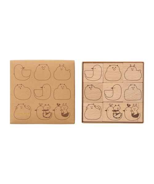 MARK'S（マークス） 文房具 木製スタンプセット/mizutama : ZOZOTOWN