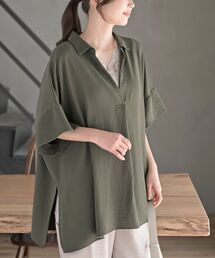 ワイドスキッパーブラウス r・p・s ブラウス シャツ ワイドスキッパーブラウス レディース