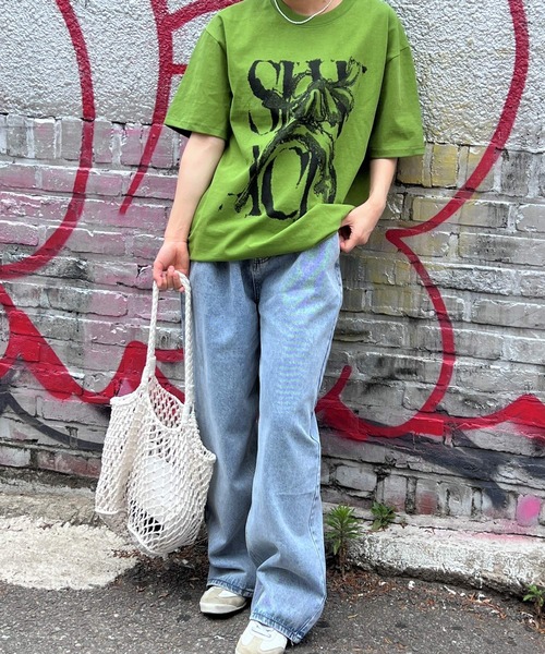 ◆SLOWACID OPTICAL GRAPHIC Tシャツ/3色◆ ◇SLOWACID OPTICAL GRAPHIC Tシャツ/3色◇ (SLOW ACID/Tシャツ