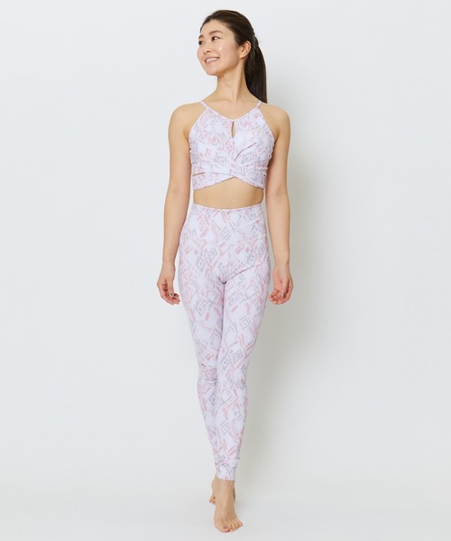 Julier（ジュリエ） レギンス スパッツ Julier Rib Tribalプリント