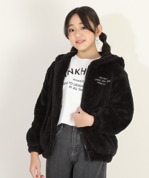 PINKHUNT（ピンクハント） パーカー フリースボア ジップパーカー