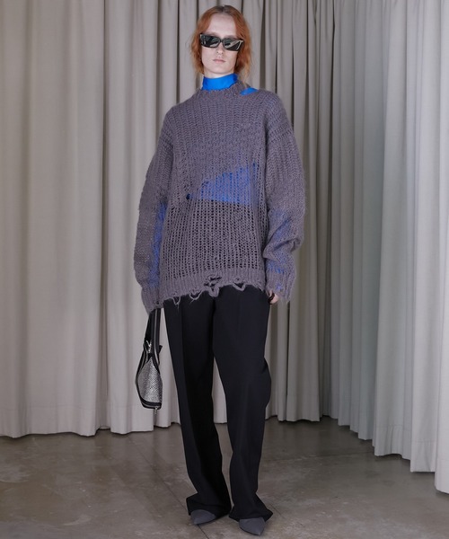 PRANK PROJECT ニット モヘアメッシュプルオーバー / Mohair Mesh 