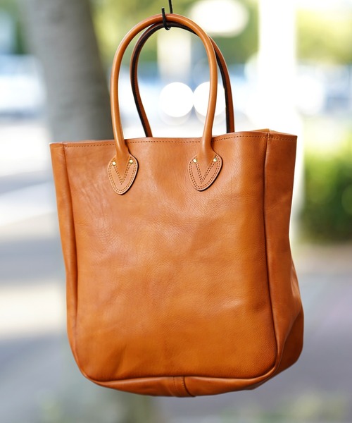 トートバッグ vasco ヴァスコ LEATHER OLD TOTE BAG -LARGE メンズ レディースの画像