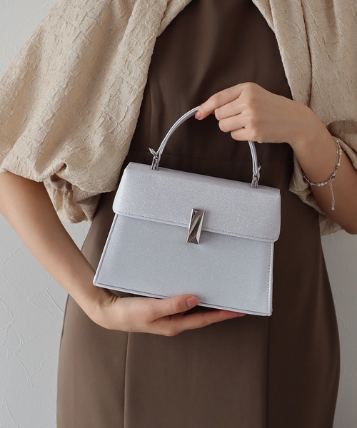 ブルーイースト（BLUEEAST）/2WAYラメハンドバッグ BLUEEAST（ブルーイースト） ハンドバッグ 2WAYラメハンドバッグ