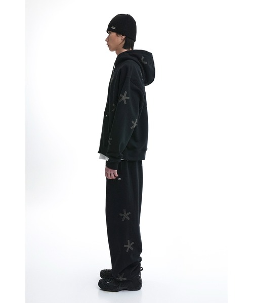 OY オーバーサイズ パーカー 黒 OY パーカー 「OY/オーワイ」 S.R STONE HOODIE ZIP-UP/ストーン