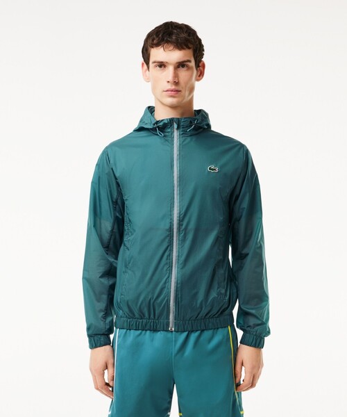 ブルゾン アウター ライトウェイト撥水パッカブルジャケット メンズ | LACOSTE
