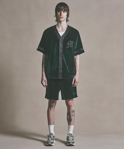 bohemianseoul ason blackup ベロアショーツ MSML パンツ VELOUR SHORTS / ベロア ショーツ メンズ