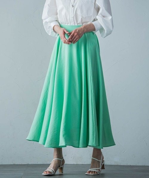 LAUTREAMONT（ロートレアモン） スカート シアーバンブーサーキュラー