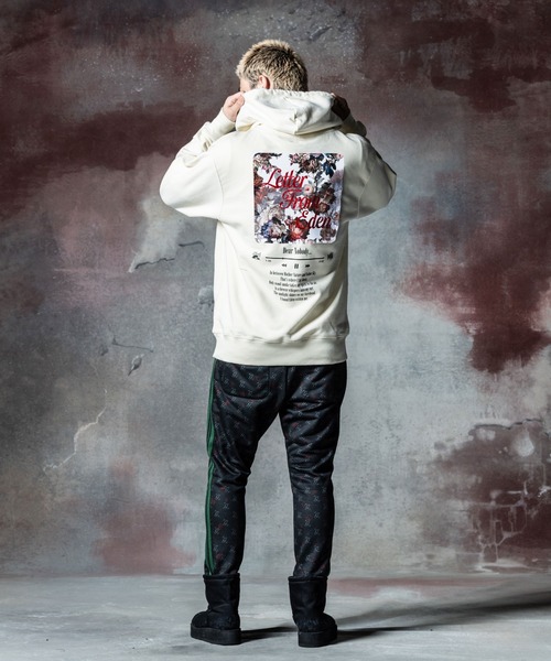 glamb（グラム） パーカー Album Playing Hoodie / アルバムプレイング