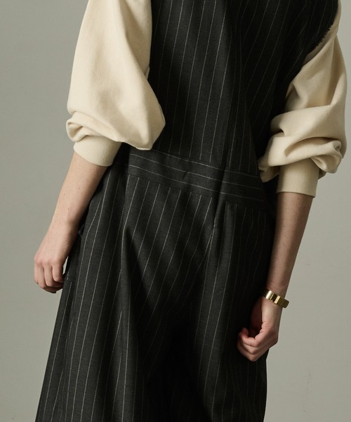 KiiRA キーラ　 ヘリンボーン　オーバーオール   サロペット　リネン　黒 Linen all-in-one – KiiRA_Shikica Tokyo