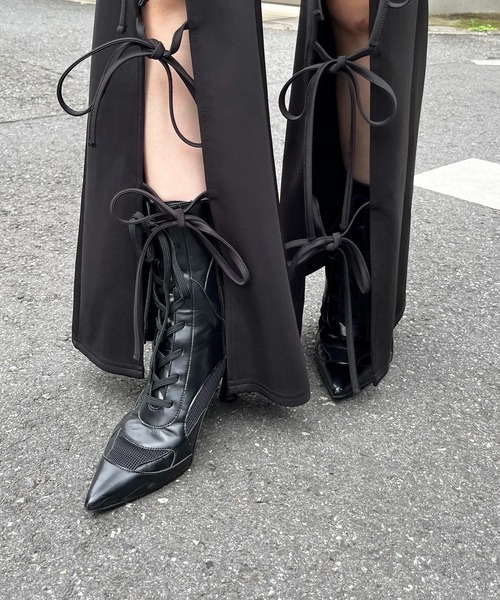 【新品】SPIRALGIRL ポインテッドトゥスニーカーショートブーツ ポインテッドトゥスニーカーショートブーツ SPIRALGIRL