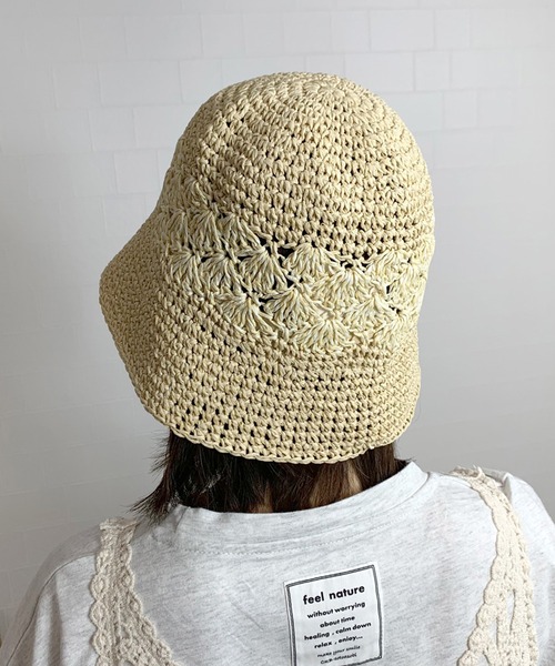 CRB 帽子 ハット 柄クロシェハット レディース : ZOZOTOWN Yahoo