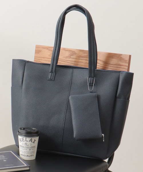 トートバッグ　メンズ カウレザー横長トート 49AV JUNKO SHIMADA｜クロスプラス公式通販サイト