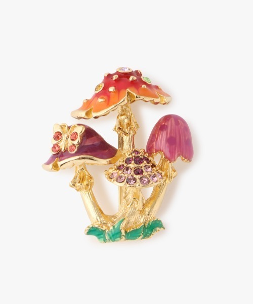 ANNA SUI（アナスイ） ブローチ きのこモチーフ ブローチ レディース