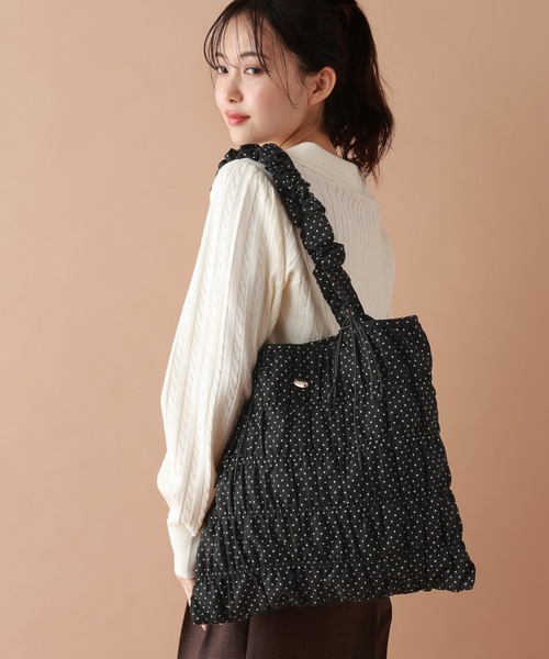 tiny tiny（ティニーティニー） トートバッグ ギャザーリボントート